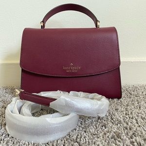 Kate Spade Darcy Top Handle Satchel in Blackberry